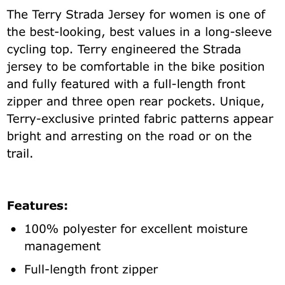 TERRY ‘Strada’ Qtr Zip Cycling Jacket - Picture 6 of 16